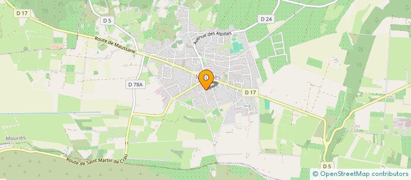 localisation de l'entreprise JLC ARNAL  MOURIES