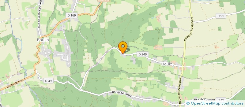 localisation de l'entreprise JLC BAT  HOURC