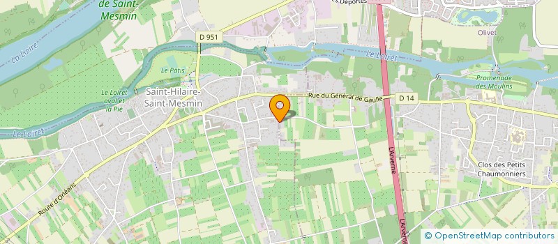 localisation de l'entreprise JLC CONSEIL  SAINT-HILAIRE-SAINT-MESMIN