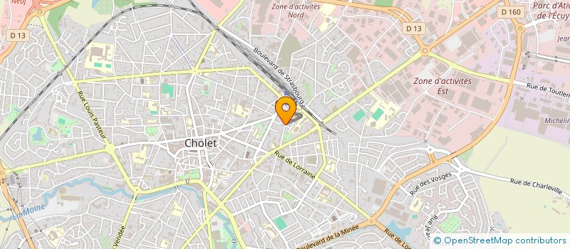 localisation de l'entreprise JLC CONSEILS à CHOLET