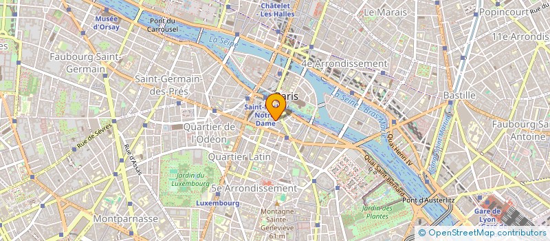 localisation de l'entreprise JLC DANTE  PARIS