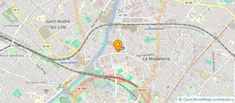 localisation de l'entreprise JLC ET C DIFFUSION à LA MADELEINE