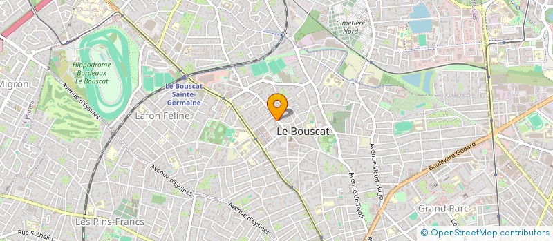 localisation de l'entreprise JLC GROUPE  LE BOUSCAT