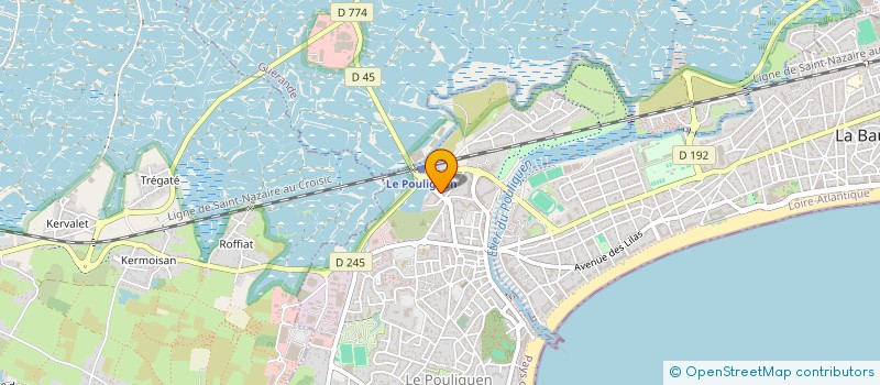 localisation de l'entreprise JLC INGENIERIE  LE POULIGUEN