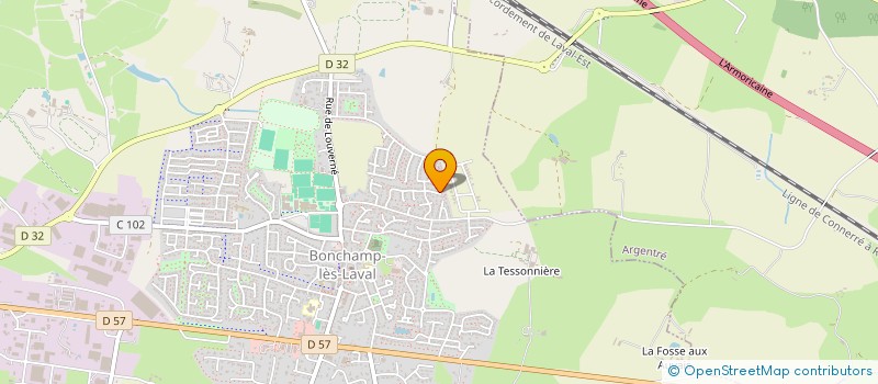 localisation de l'entreprise JLC INVEST  BONCHAMP-LES-LAVAL