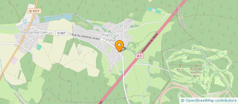 localisation de l'entreprise JLC INVESTISSEMENT  THIERS-SUR-THEVE