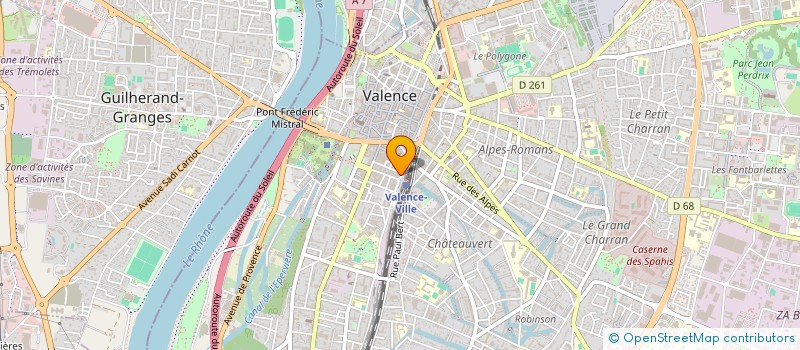 localisation de l'entreprise JLC LE MALVERN  VALENCE