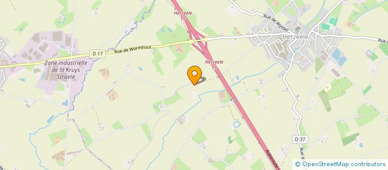 localisation de l'entreprise JLC PLOUVIER  HERZEELE