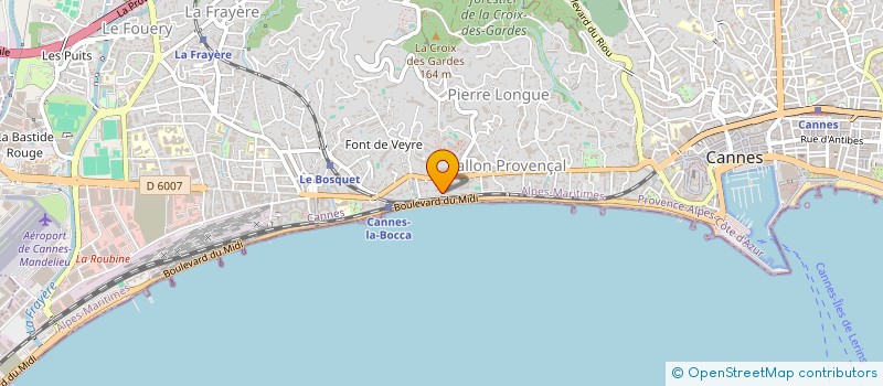 localisation de l'entreprise JLC PROMOTION à CANNES