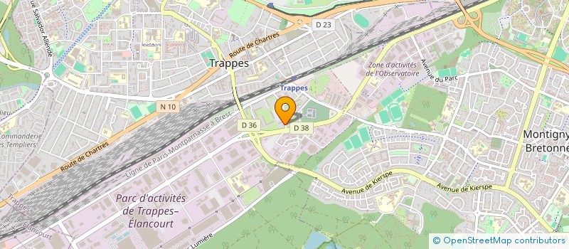 localisation de l'entreprise JLC VTC à TRAPPES