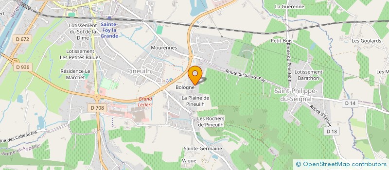 localisation de l'entreprise JLC2 INVEST  SAINT-PHILIPPE-DU-SEIGNAL