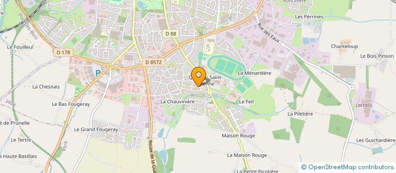 localisation de l'entreprise JLCB PERRIER FESSELIER  VITRE