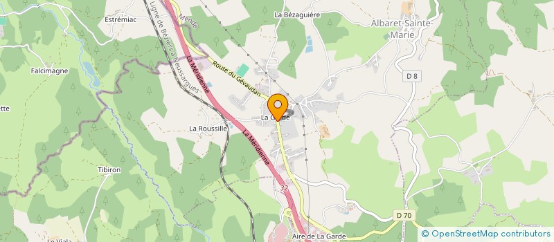 localisation de l'entreprise JLCB STRATEGIE  ALBARET-SAINTE-MARIE