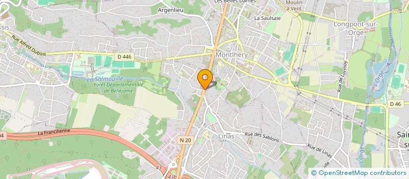 localisation de l'entreprise JLCDL PARTENAIRES à LINAS