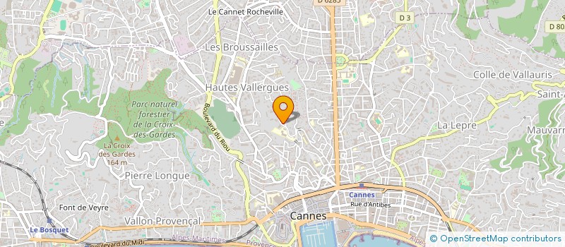 localisation de l'entreprise JLCI à CANNES