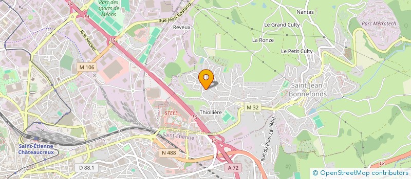 localisation de l'entreprise JLCIF  SAINT-JEAN-BONNEFONDS