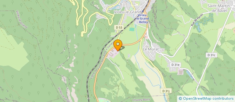 localisation de l'entreprise JLCL  VIRIEU-LE-GRAND