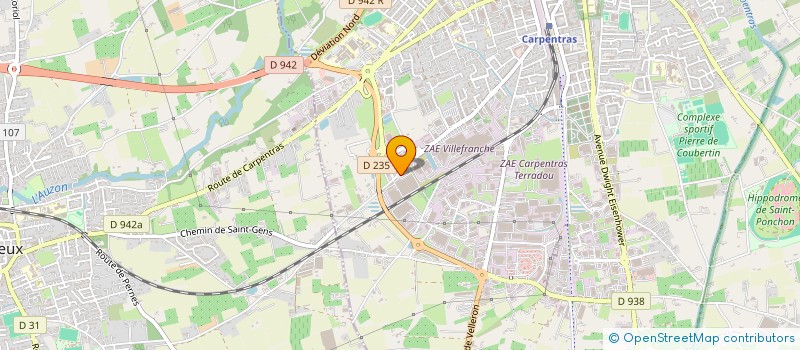 localisation de l'entreprise JLCM TRANSPORTS à CARPENTRAS