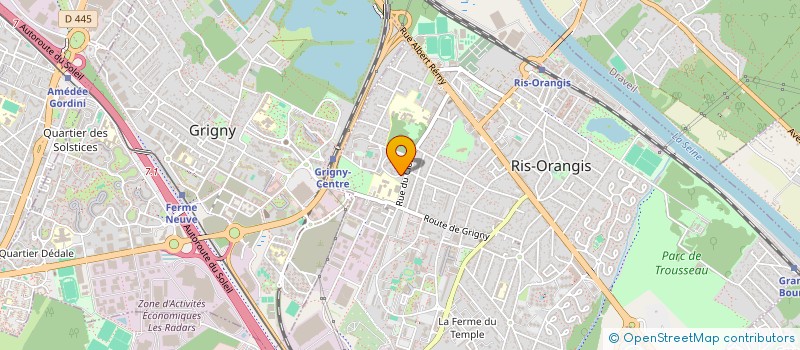 localisation de l'entreprise JLCOM à RIS-ORANGIS
