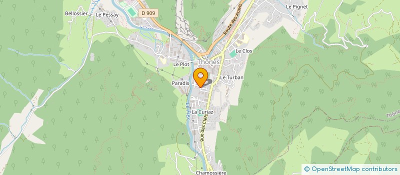 localisation de l'entreprise JLCP à THONES