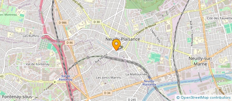 localisation de l'entreprise JLCR à NEUILLY-PLAISANCE