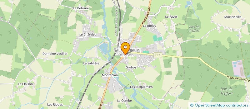 localisation de l'entreprise JLCVB  SAINT-ETIENNE-DU-BOIS