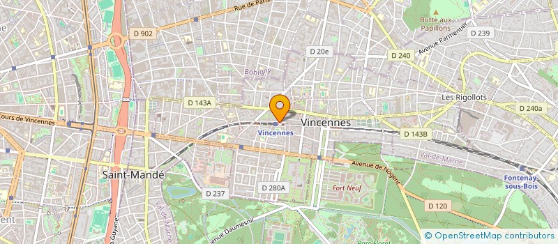 localisation de l'entreprise JLD  VINCENNES
