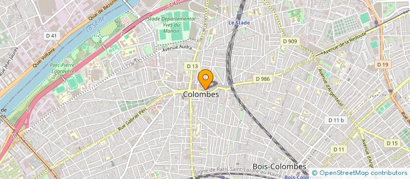 localisation de l'entreprise JLD  COLOMBES