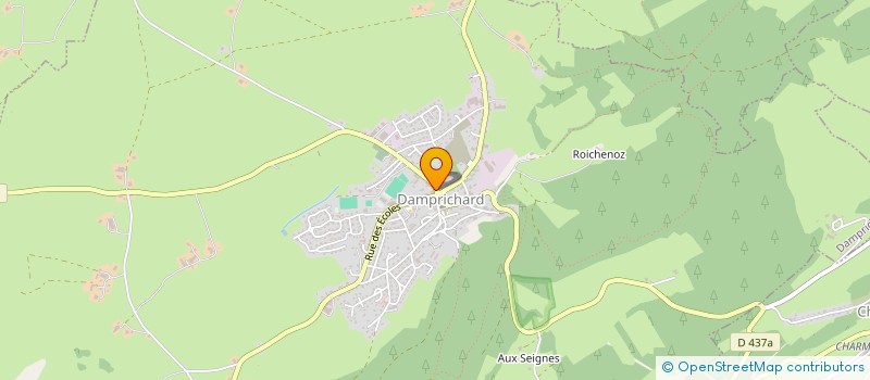 localisation de l'entreprise JLD  DAMPRICHARD