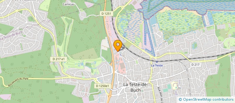 localisation de l'entreprise JLD ANDERNOS  LA TESTE-DE-BUCH