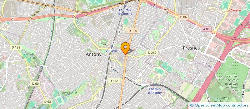 localisation de l'entreprise JLD ANTHONY à ANTONY