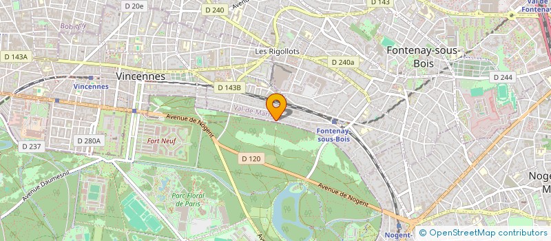 localisation de l'entreprise JLD INGENIERIE  FONTENAY SOUS BOIS