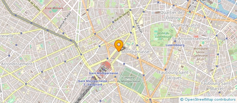 localisation de l'entreprise JLD MONTPARNASSE  PARIS