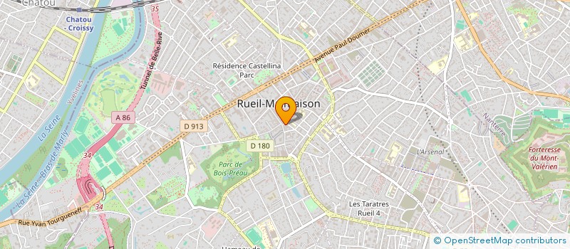 localisation de l'entreprise JLD RUEIL à RUEIL-MALMAISON