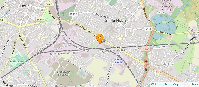 localisation de l'entreprise JLD-SERVICES à SIN-LE-NOBLE