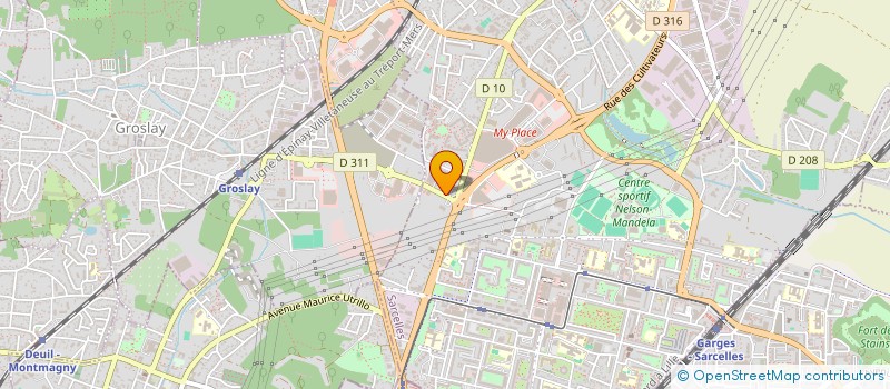 localisation de l'entreprise JLDE à SARCELLES
