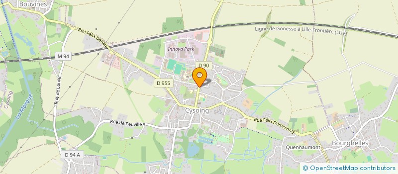 localisation de l'entreprise JLDECO PATRIMOINE  CYSOING