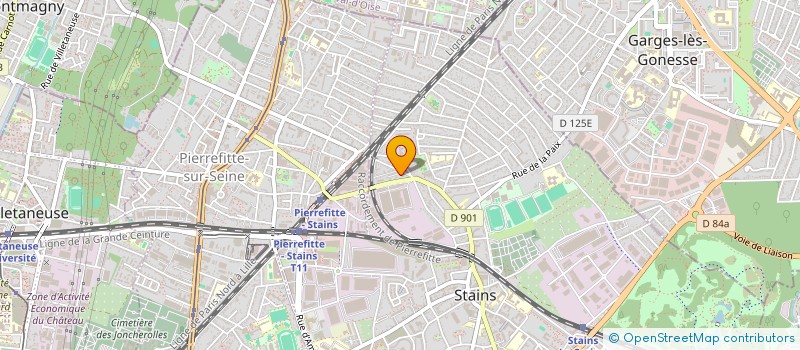 localisation de l'entreprise JLDN à STAINS