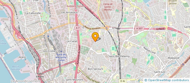 localisation de l'entreprise JLE à MARSEILLE