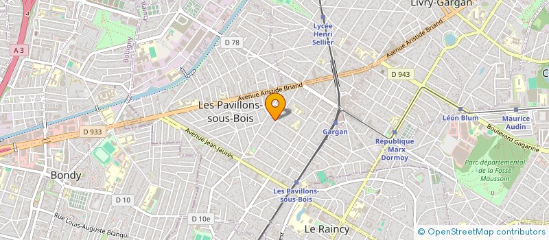 localisation de l'entreprise JLE CONSEIL  LES PAVILLONS-SOUS-BOIS