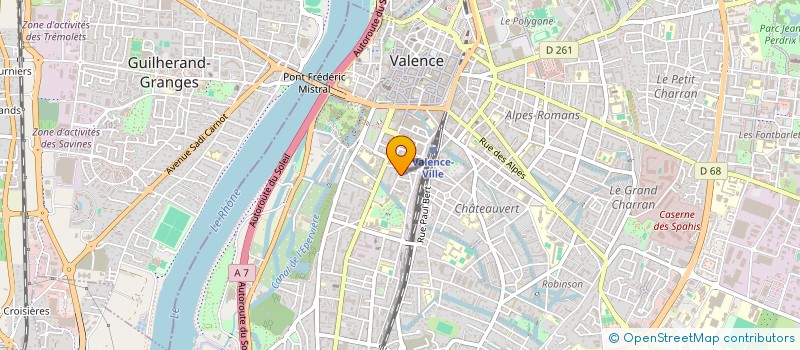 localisation de l'entreprise JLE HOLDING  VALENCE