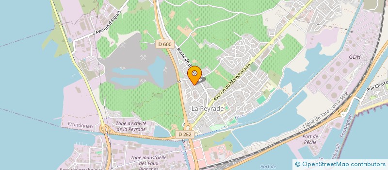 localisation de l'entreprise JLE IMMOBILIER à FRONTIGNAN