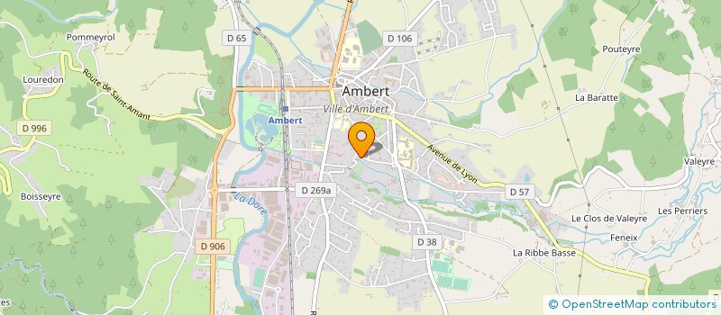 localisation de l'entreprise JLEB  AMBERT