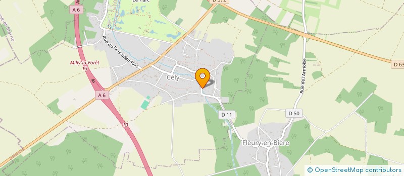 localisation de l'entreprise JLEC 2015  CELY