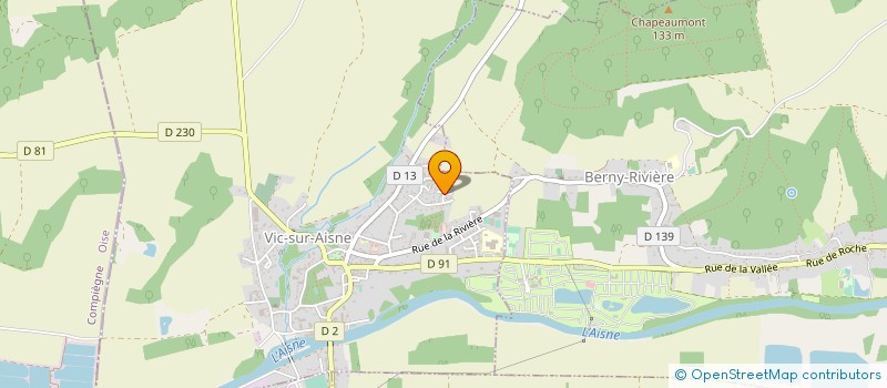 localisation de l'entreprise JLEG à VIC-SUR-AISNE
