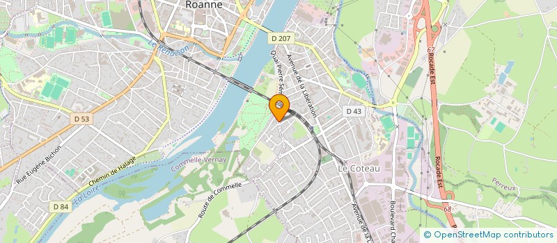 localisation de l'entreprise JLF  LE COTEAU