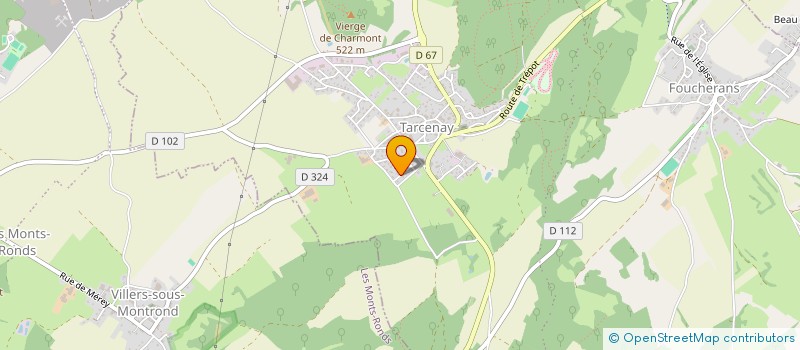 localisation de l'entreprise JLF  TARCENAY-FOUCHERANS