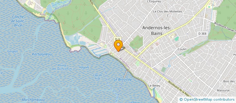 localisation de l'entreprise JLF BARTHALON  ANDERNOS-LES-BAINS