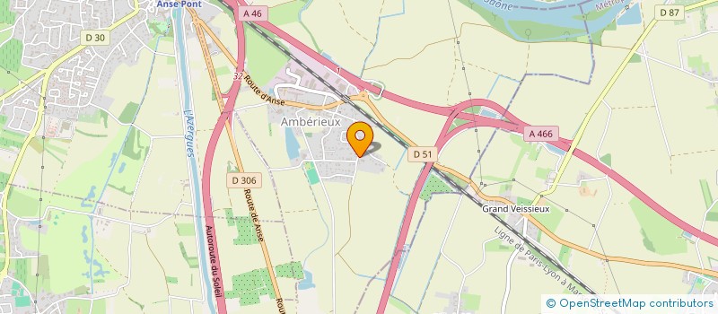 localisation de l'entreprise JLF CARREALGE  AMBERIEUX