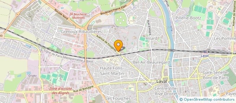 localisation de l'entreprise JLF DISTRIBUTION à LAVAL